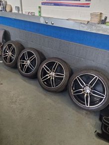 18 Inch Mercedes Alloy Wheels and Tyres.