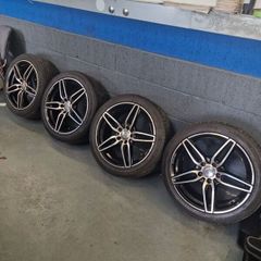 18 Inch Mercedes Alloy Wheels and Tyres.