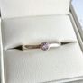 925 Sterling silver amethyst ring - size L Image 2