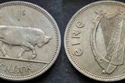 [#583] - Ireland 1966 | 1 Shilling | 1s | Bull | KM.14a