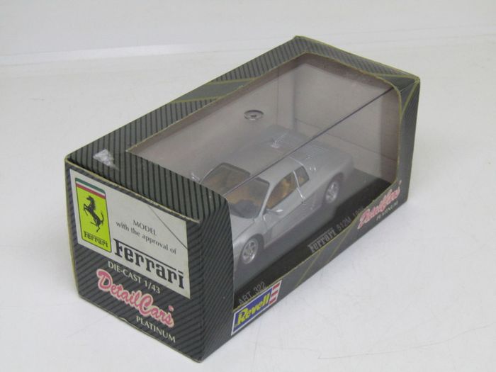 REVELL Detail Cars 322 Scale 1/43 FERRARI 512M 1995 Silver Mint Still in Box