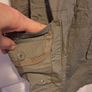 SALE!  Khaki Cargo Trousers with Floral Embroidery Image 5