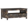 Coffee Table Black 90x50x40 cm Solid Mango Wood Image 6