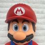 Nintendo The Super Mario Bros. Movie Mario Poseable Plush approx. 14 Vinyl Head Used Please see pictures Image 2