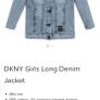 DKNY Girl denim jacket size 8y Image 9