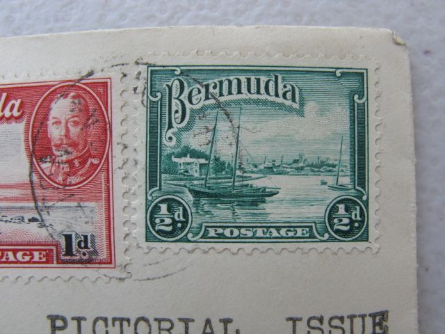 Stamps, Bermuda FDC 1936 Definitive Set