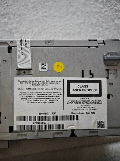 Vw radio from Passat cc