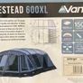 Vango Homestead 600XL Tent - Used Twice - Excellent Condition Image 3