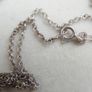 Vintage long Sterling Silver 925 Belcher Chain Necklace - Strong Circular Links length 24" - 2,8g Image 2