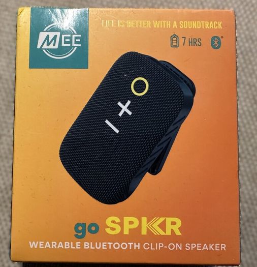 MEE audio goSPKR wearable Bluetooth clip-on speaker