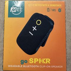 MEE audio goSPKR wearable Bluetooth clip-on speaker