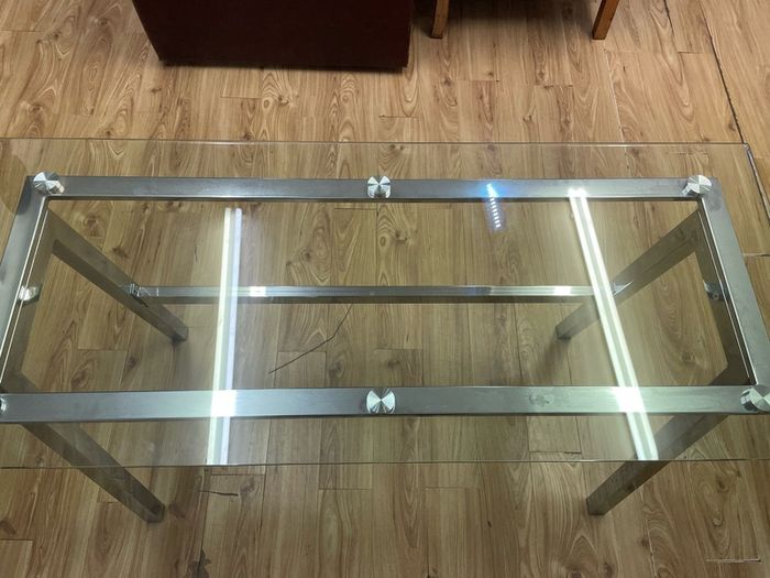 Glass dressing table