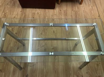 Glass dressing table