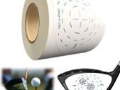 Golf Club Impact Tape Labels for Oversized Woods Ball Hitting Recorder 200 Pcs, Club Face Stickers Training Aids for Golfer Swing Practice