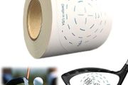 Golf Club Impact Tape Labels for Oversized Woods Ball Hitting Recorder 200 Pcs, Club Face Stickers Training Aids for Golfer Swing Practice