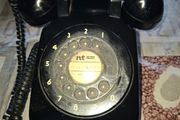 Vintage Black and Cream Rotary Dial phone. PRICE IS FOR 1 ONLY Postage Available or Collection