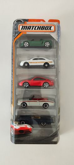 Matchbox various 5-packs, new.
