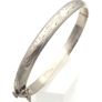 Vintage 925 Sterling Silver 1974 Birmingham Bangle Image 3