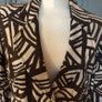 Marks & Spencer Ladies brown & cream Linen blend blazer jacket BNWTS size 22 includes postage Image 3