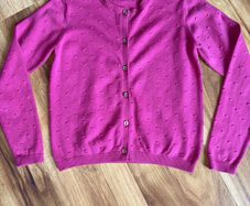 Next fuchsia pink cardigan age 5-6 excellent condition!