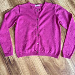 Next fuchsia pink cardigan age 5-6 excellent condition!