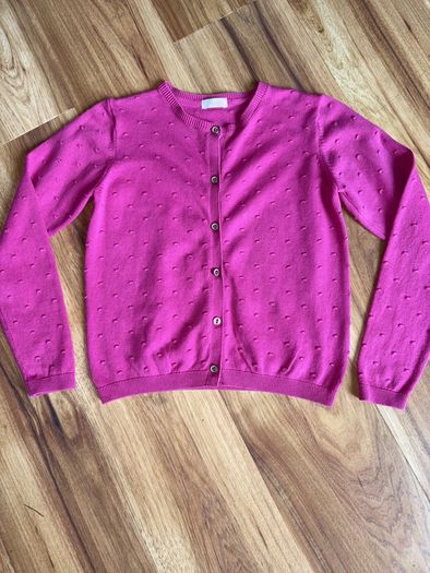 Next fuchsia pink cardigan age 5-6 excellent condition!