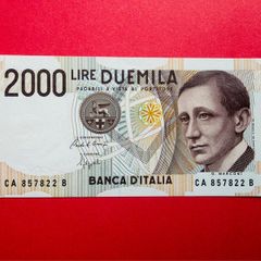 Italy  2000  Lire  1990    Pick  115  MARCONI  . ( Uncirculated )