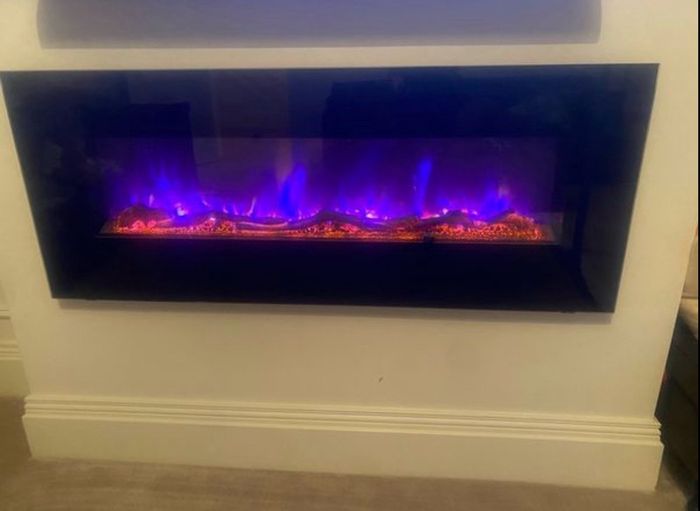 Stanley Argon 140cm Wall Mounted Electric Fire ARWH140 electric wall-mounted fire/heater.