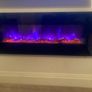 Stanley Argon 140cm Wall Mounted Electric Fire ARWH140 electric wall-mounted fire/heater. Image 3
