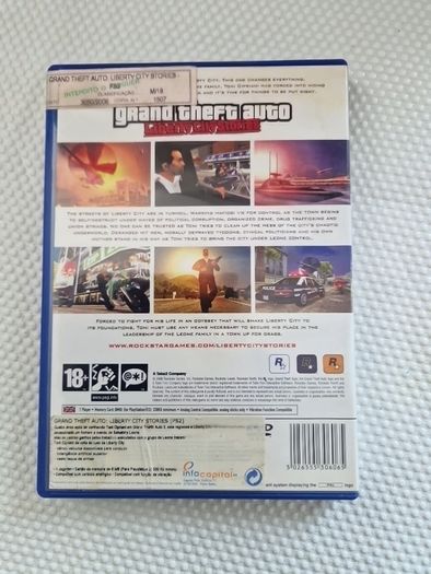 Grand Theft Auto Liberty City Stories PlayStation2 Ps2 Games Original