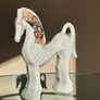Vintage 1980's Cre Irish Porcelain Celtic Horse, Joe McCaul Image 4