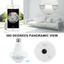 360 HD Wifi Bulb Hidden IP Camera LED Panoramic Home Security Spy Cam Light CCTV Image 6