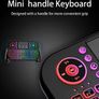 2.4GHz & BT Dual-Mode Mini Keyboard with Touchpad - 7-Color Backlight, Multimedia Keys - Compatible with Android TV Box, Smart TV, Projector, PS3 & More Image 3