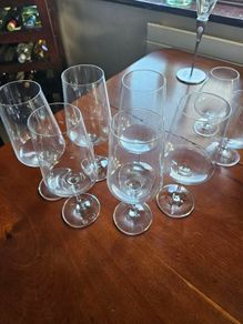 red wine glasses