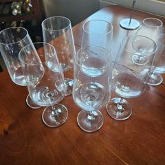 red wine glasses