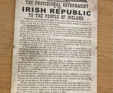 Irish proclamation poster