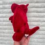 Suki 14444 Dragon Red approx. 18 cm. Plush Used Please see photos Image 5