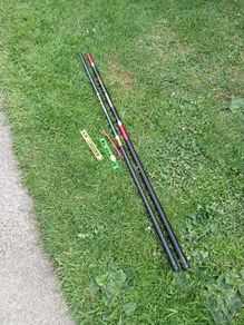 fishing telescopic whips x2