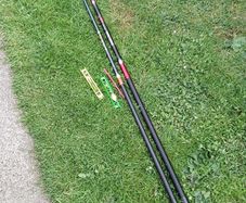 fishing telescopic whips x2