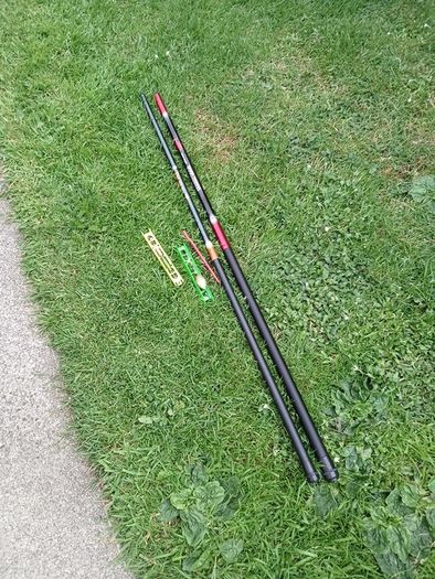 fishing telescopic whips x2