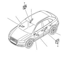 Audi A1 (8X) Q3 VW Skoda Door Control Unit Modules (OEM Parts) Comfort Unit  8x0959793 8x0959792 8x0959795