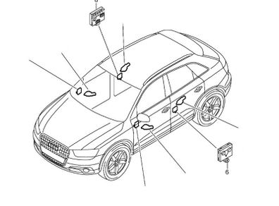 Audi A1 (8X) Q3 VW Skoda Door Control Unit Modules (OEM Parts) Comfort Unit  8x0959793 8x0959792 8x0959795