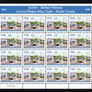2005 Ireland World Dublin-Belfast Railway Commemorative Stamp Sheetlet Plate 1A1A1A1A Mint Never Hinged (MNH). Image 5