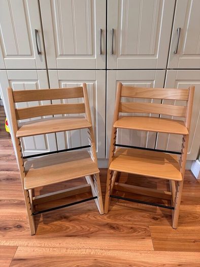 Tripp Trapp High chairs x 2 for sale - 280 each
