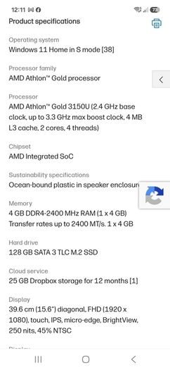 HP 15.6" Pavilion Laptop