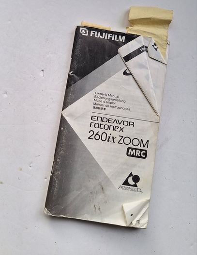 fujifilm fotonex 260ix zoom aps camera boxed + sealed films