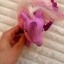 My Little Pony Lily Lightly Unicorn Light Up With Dress Damaged Dirty Lash approx. 12 cm. Used Please see photos Image 5