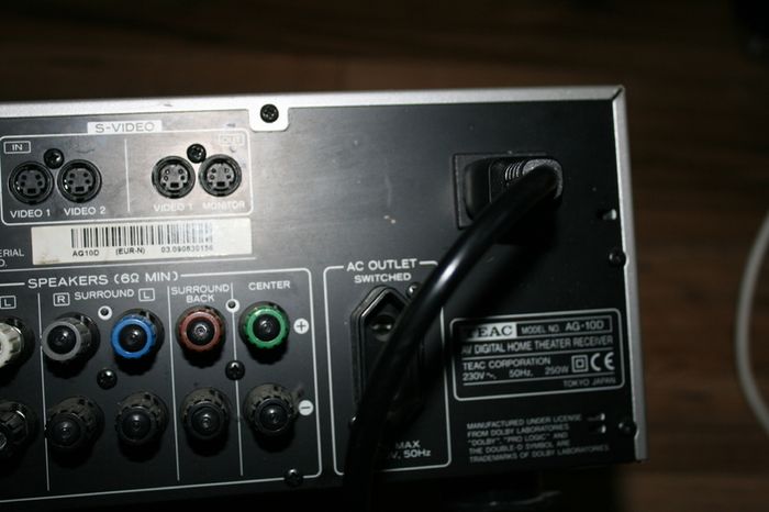 TEAC ag-10d Digital Home Theatre Reciever 250WATT