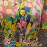 Vintage colourful print dress Paris Image 3