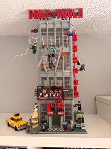 Daily Bugle modular building LEGO compatible brick set.
